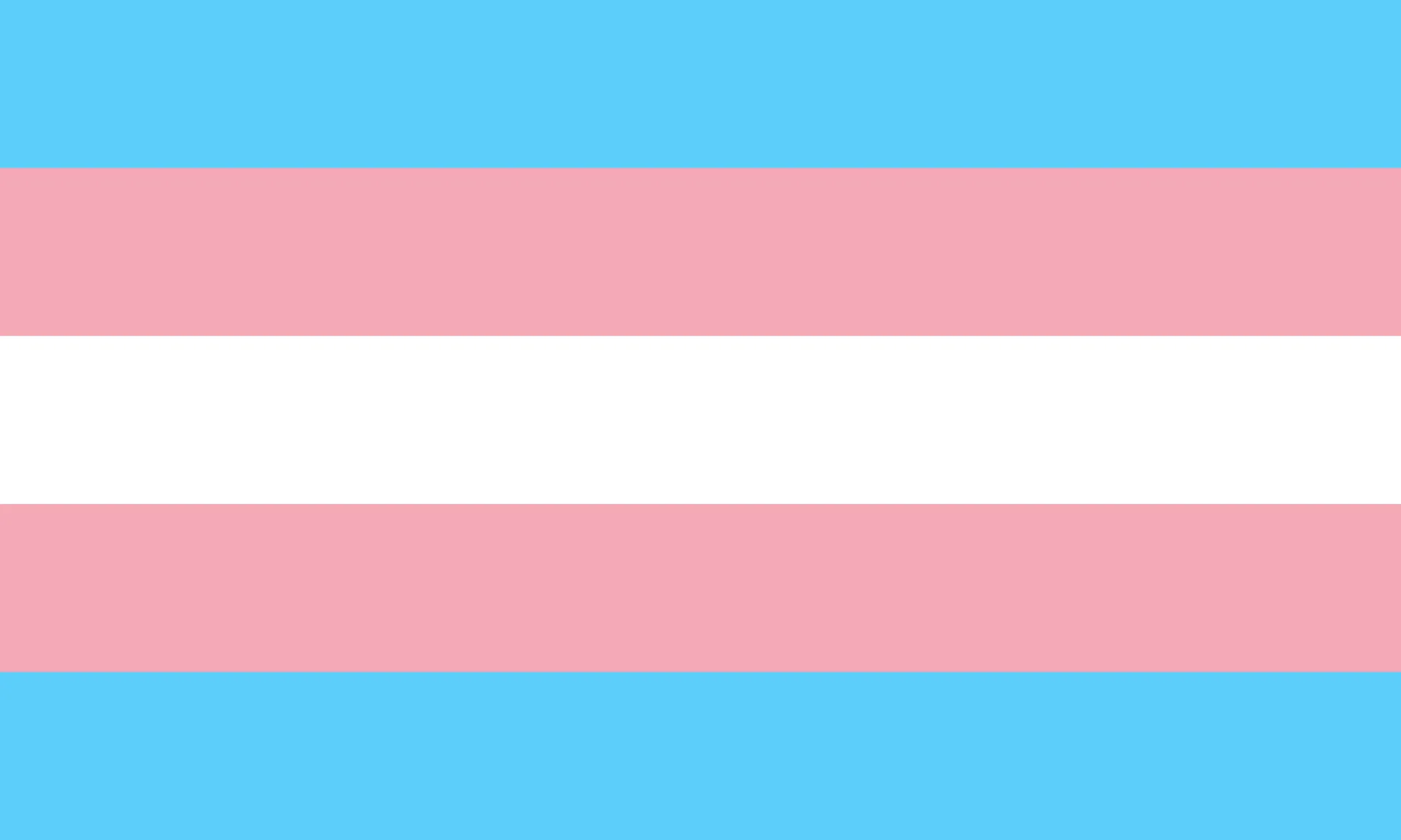 The trans flag colors